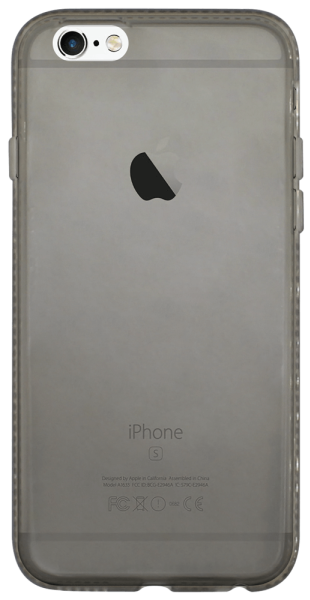 Apple iPhone 6S szilikon tok strasszköves füstszínű