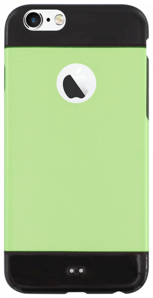 Apple iPhone 6S szilikon tok logó kihagyós zöld