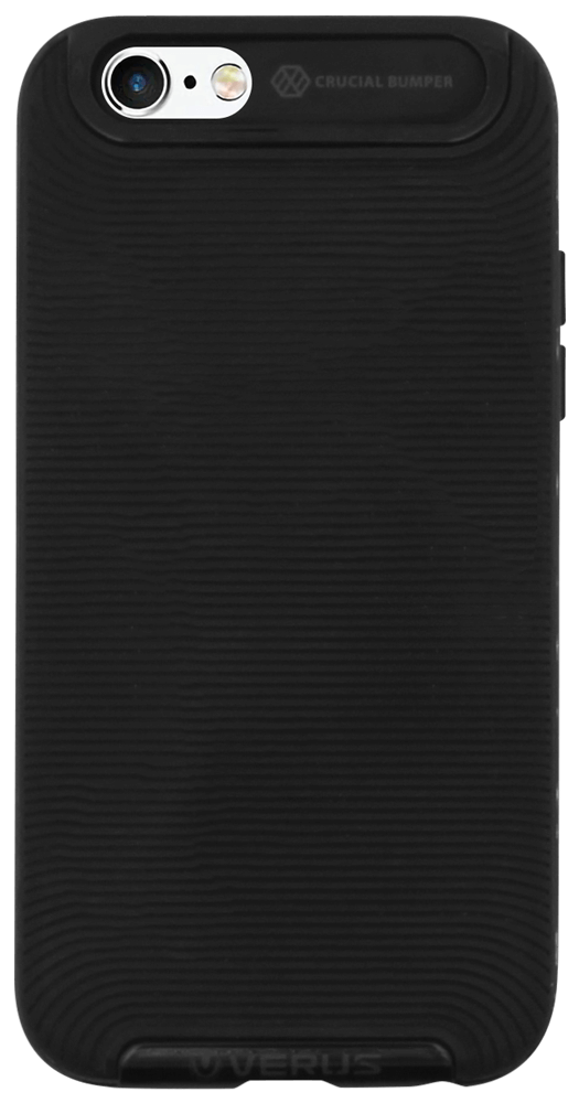 Apple iPhone 6 szilikon tok levehető műanyag keret fekete