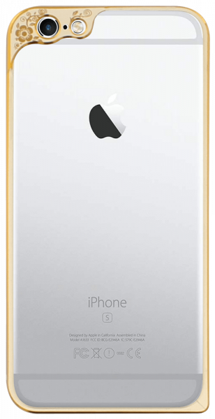 Apple iPhone 6 bumper kameravédővel arany