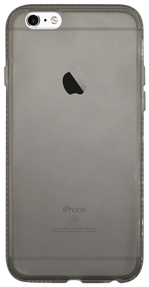 Apple iPhone 6 Plus szilikon tok strasszköves füstszínű