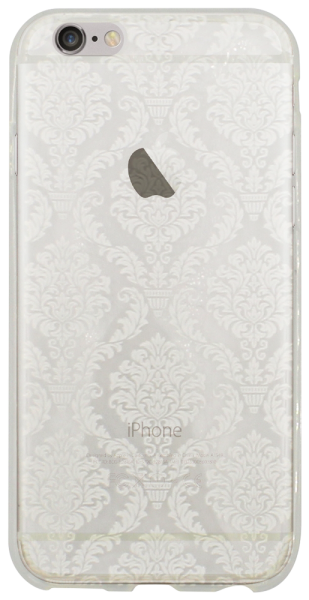 Apple iPhone 6 szilikon tok damaszkuszi virágminta átlátszó