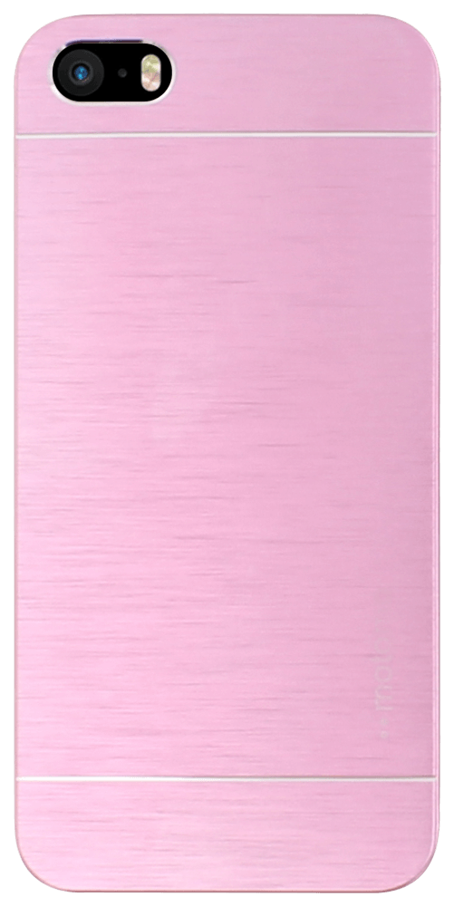 Apple iPhone 5S kemény hátlap fém hátlappal rózsaszín