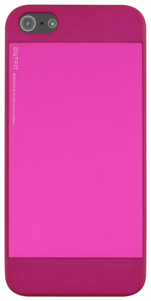 Apple iPhone 5 kemény hátlap fém hátlappal rózsaszín