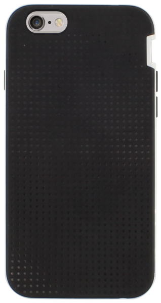 Apple iPhone 6S szilikon tok műanyag keret fekete