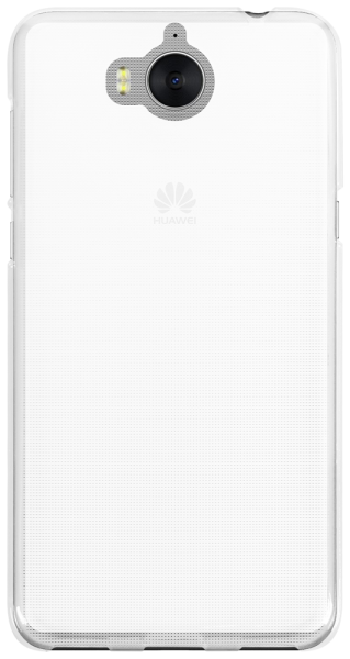 Huawei Y6 2017 szilikon tok fényes keret átlátszó