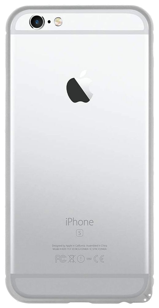 Apple iPhone 6 bumper strasszköves ezüst