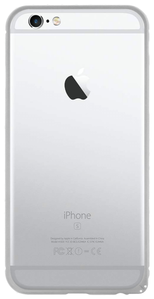 Apple iPhone 6S bumper strasszköves ezüst
