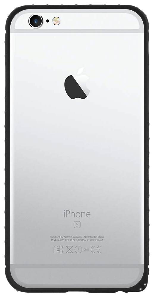 Apple iPhone 6 bumper strasszköves fekete