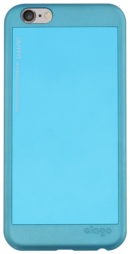 Apple iPhone 6 kemény hátlap fém hátlappal kék