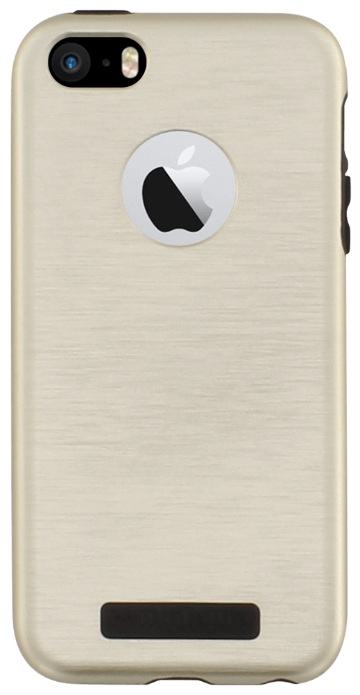 Apple iPhone SE (2016) kemény hátlap gyári MOTOMO logó kihagyós arany