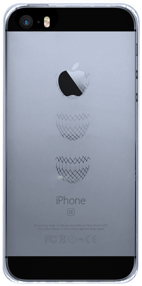 Apple iPhone SE (2016) kemény hátlap mintás víztiszta