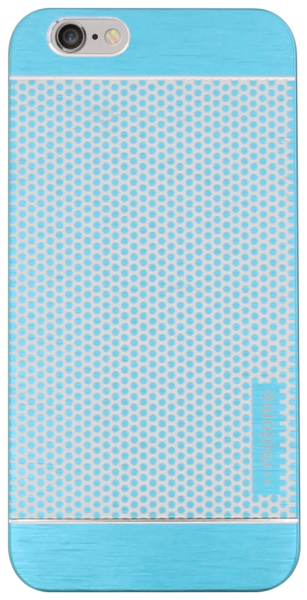 Apple iPhone 6S kemény hátlap gyári MOTOMO fém hátlappal kék