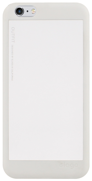 Apple iPhone 6 kemény hátlap fém hátlappal fehér