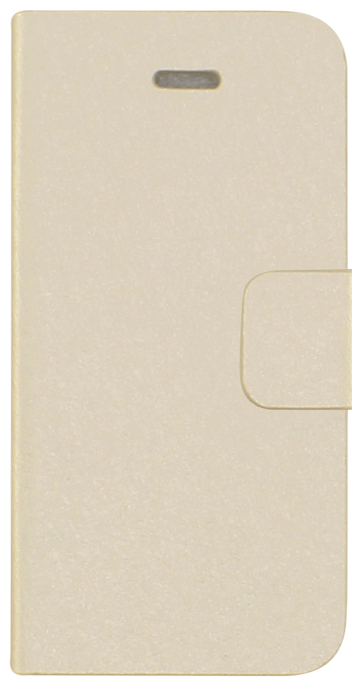 Apple iPhone 5 oldalra nyíló flipes bőrtok mikroszálas minta arany
