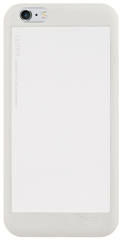 Apple iPhone 6S kemény hátlap fém hátlappal fehér