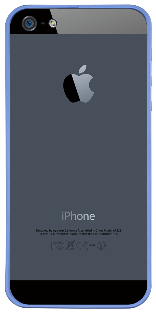 Apple iPhone 5 bumper kék