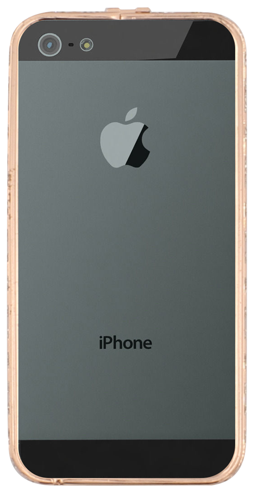Apple iPhone 5 bumper strasszköves rozéarany