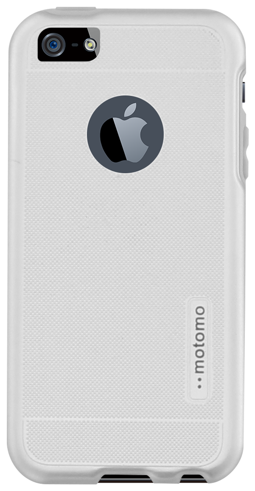 Apple iPhone SE (2016) kemény hátlap gyári MOTOMO logó kihagyós szürke