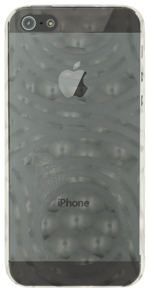 Apple iPhone 5 szilikon tok nonfiguratív minta ezüst