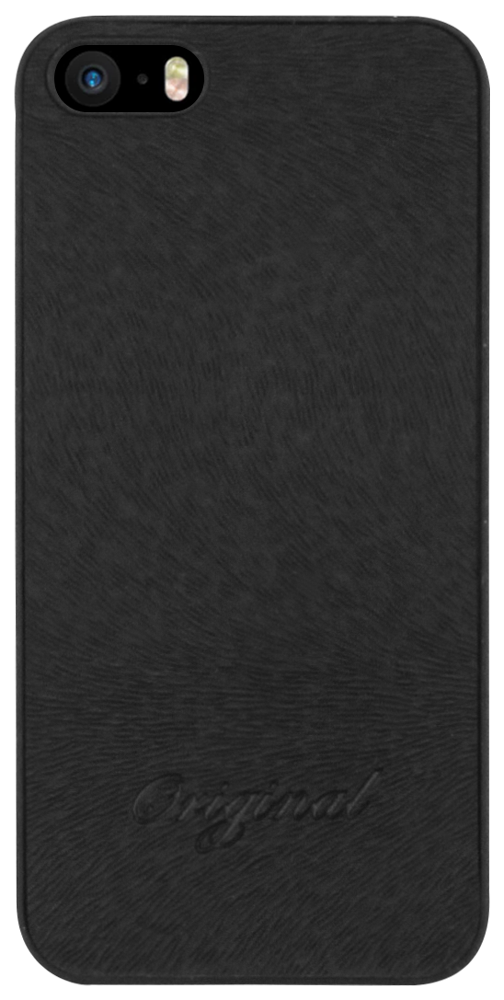 Apple iPhone SE (2016) kemény hátlap érdes felületű fekete
