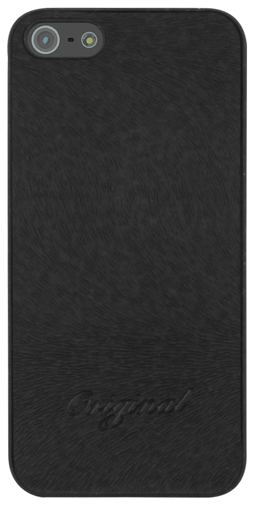 Apple iPhone 5 kemény hátlap érdes felületű fekete
