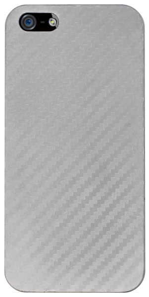 Apple iPhone 5 kemény hátlap karbon mintás szürke