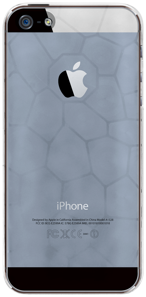 Apple iPhone 5S kemény hátlap mintás átlátszó