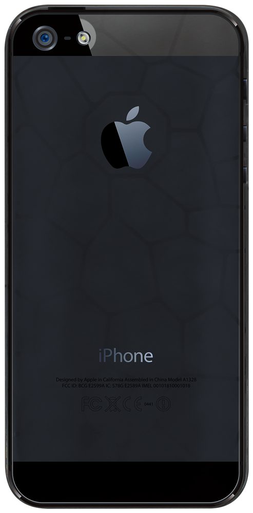 Apple iPhone 5S kemény hátlap mintás füstszínű