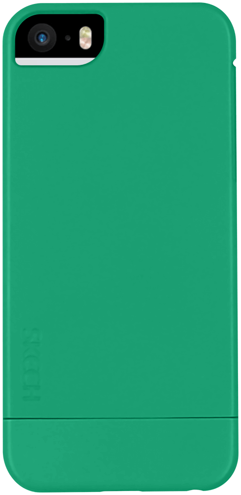 Apple iPhone 5S kemény hátlap levehető alsó résszel zöld