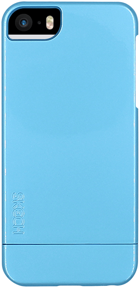Apple iPhone SE (2016) kemény hátlap levehető alsó résszel fényes kék