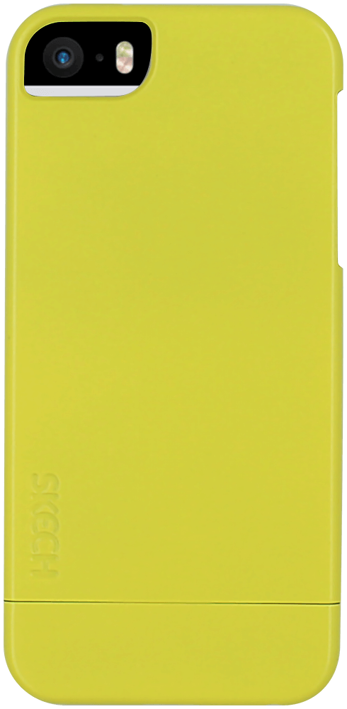 Apple iPhone 5S kemény hátlap levehető alsó résszel sárga