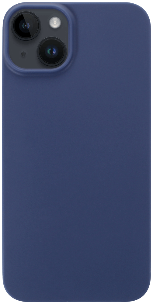 Apple iPhone 14 Plus szilikon tok matt sötétkék