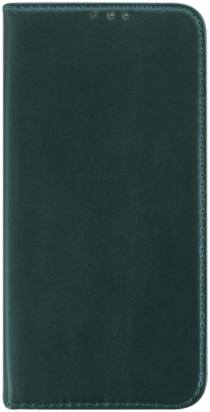 Apple iPhone 14 Plus oldalra nyíló flipes bőrtok asztali tartó funkciós sötétzöld