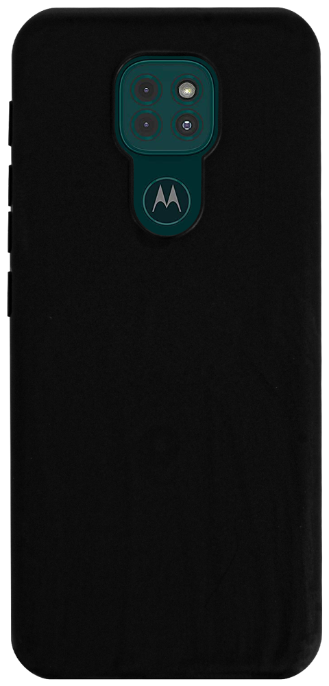 Motorola Moto E7 Plus szilikon tok matt fekete