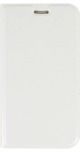 Samsung Galaxy J1 2016 (J120) oldalra nyíló flipes bőrtok asztali tartó funkciós fehér