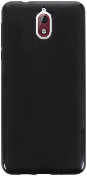 Nokia 3 2018 (Nokia 3.1) szilikon tok matt-fényes keret fekete