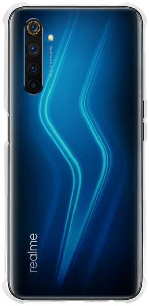 Realme 6 Pro szilikon tok légpárnás sarok átlátszó