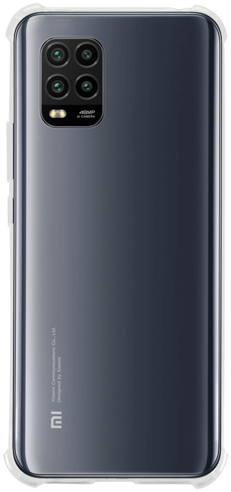 Xiaomi Mi 10 Lite 5G szilikon tok légpárnás sarok átlátszó