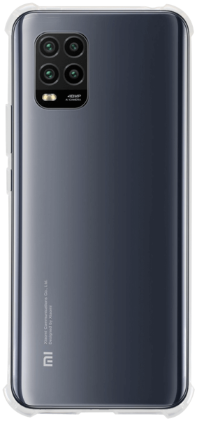 Xiaomi Mi 10 Lite 5G szilikon tok légpárnás sarok átlátszó