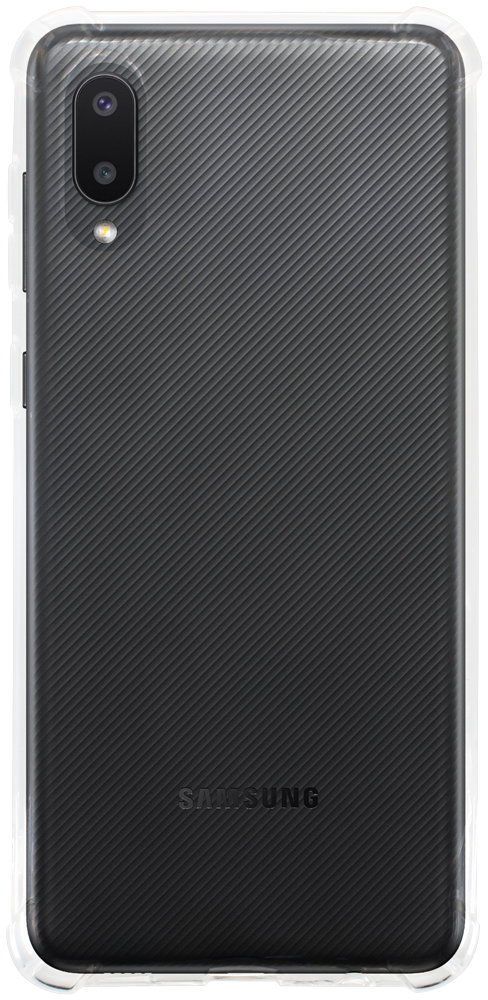 Samsung Galaxy A02 (SM-A022F) szilikon tok légpárnás sarok átlátszó