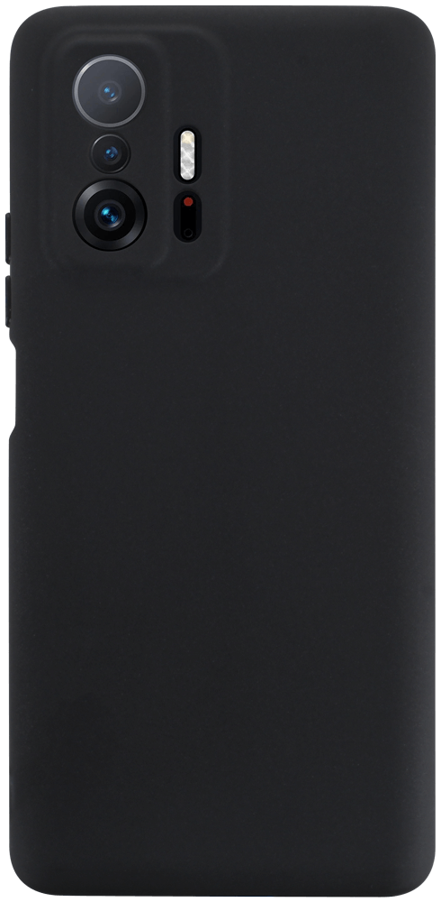 Xiaomi 11T 5G szilikon tok kameravédővel matt fekete