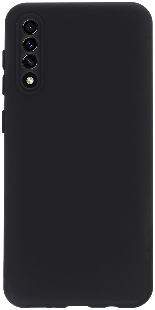 Samsung Galaxy A50s (SM-A507F) szilikon tok kameravédővel matt fekete