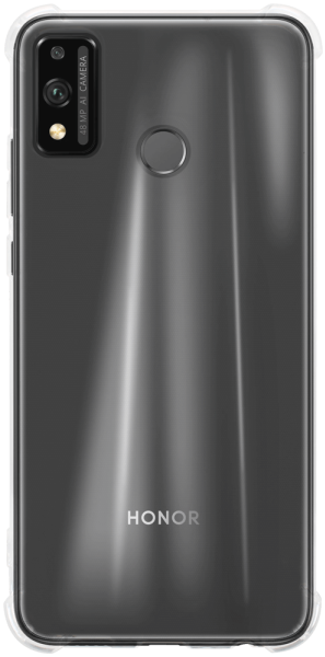 Honor 9X Lite szilikon tok közepesen ütésálló légpárnás sarok átlátszó