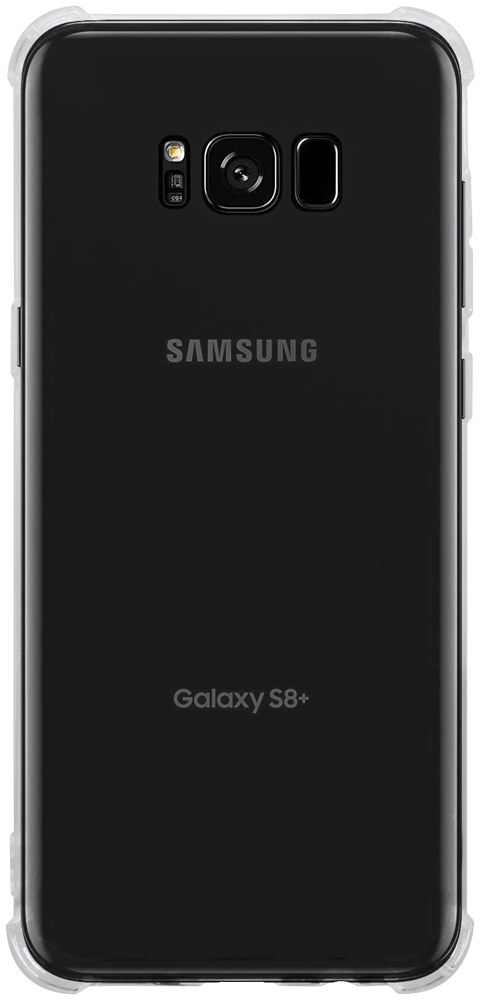 Samsung Galaxy S8 Plus (G955) szilikon tok közepesen ütésálló légpárnás sarok átlátszó