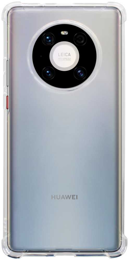 Huawei Mate 40 Pro szilikon tok közepesen ütésálló légpárnás sarok kameravédővel átlátszó