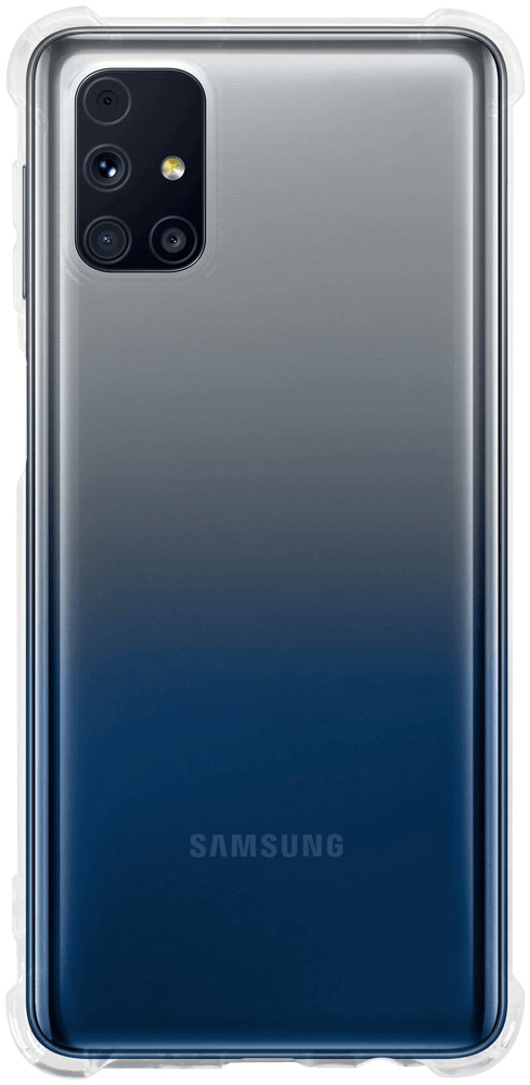 Samsung Galaxy M31s (SM-M317F) szilikon tok közepesen ütésálló légpárnás sarok átlátszó