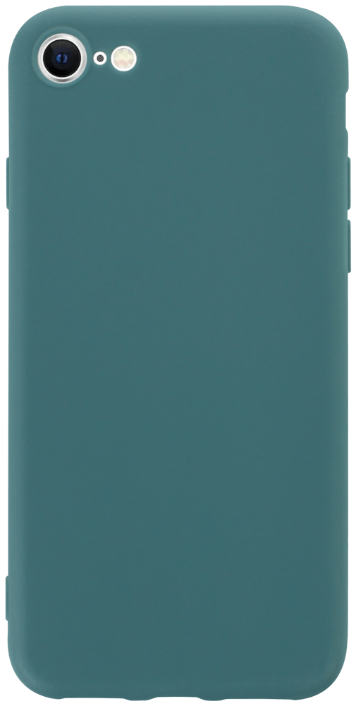 Apple iPhone 8 szilikon tok kameravédővel matt kékesszürke -- 322288