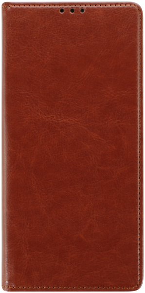 Samsung Galaxy S23 Ultra (SM-S918B) oldalra nyíló flipes bőrtok valódi bőr barna