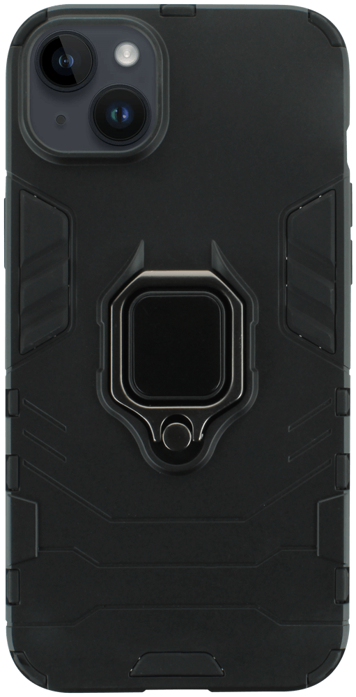 Apple iPhone 14 Plus ütésálló tok légpárnás sarkas, hibrid Ring Armor fekete